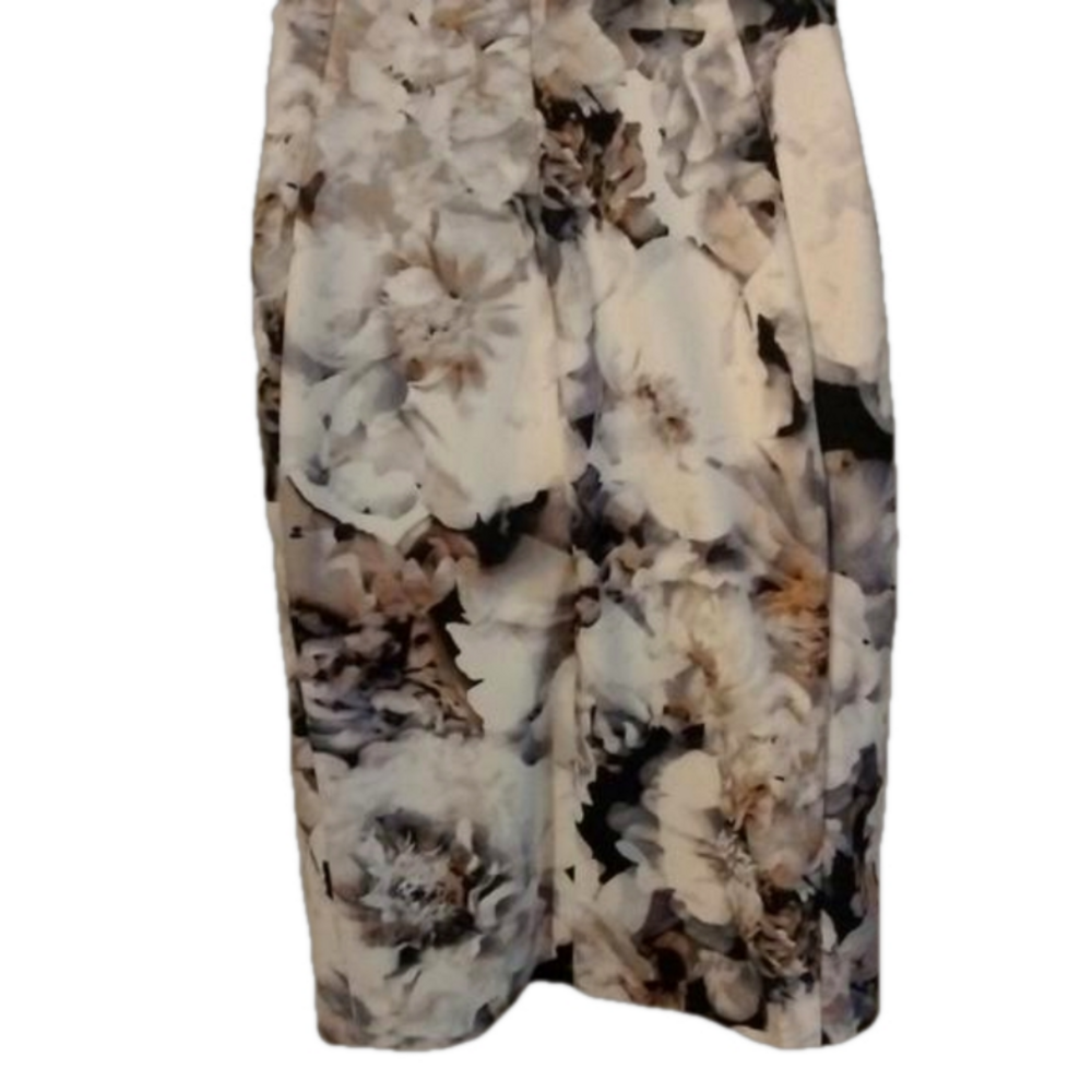 NWT Calvin Klein floral dress. Beautiful style and neutral colors for Fall. - Picture 7 of 15